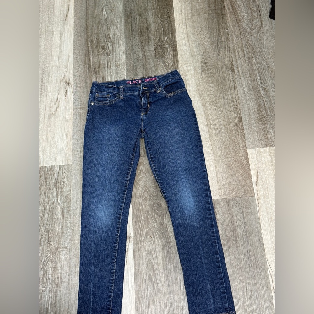 Place and So Skinny Jeans Trio in Light, Medium and Dark Blue girls (10-12) - Picture 7 of 9
